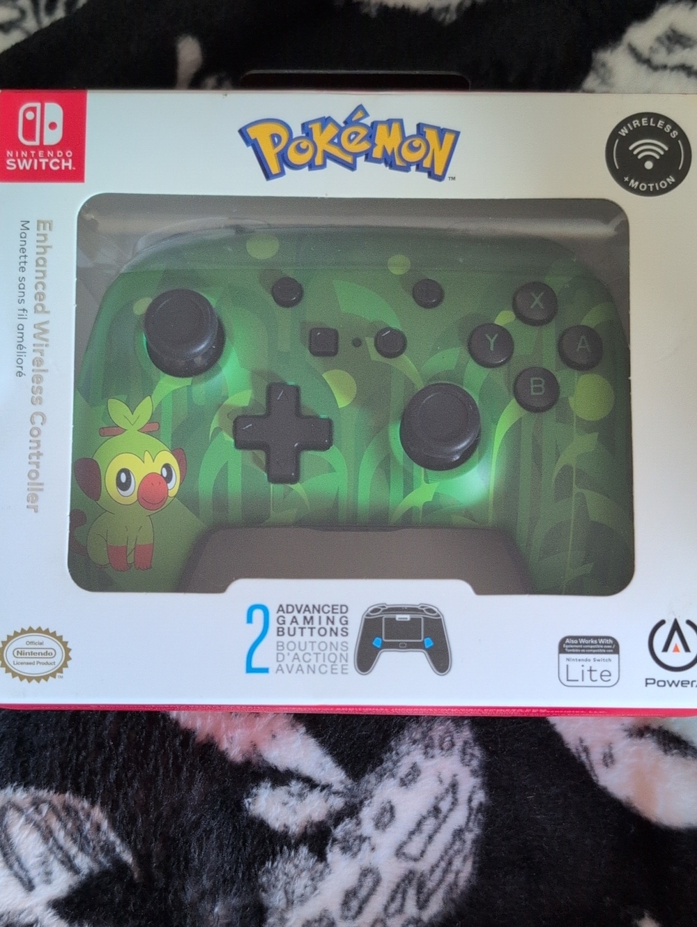 PowerA Pokémon Grookey Wireless Nintendo Switch Controller NEW